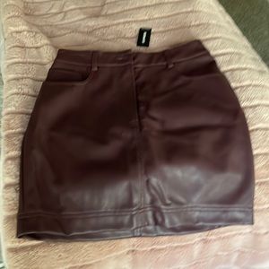 New with tags Express faux leather skirt